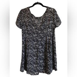 Lush Black and‎ White Mini Dress or Tunic